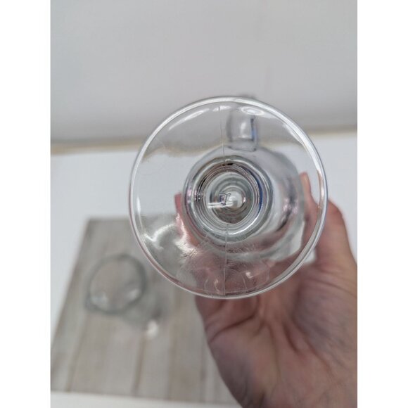 Libbey Set Of 2 Irish Coffee Hot Cold Clear Footed Mugs 5 3/4" - Picture 5 of 9